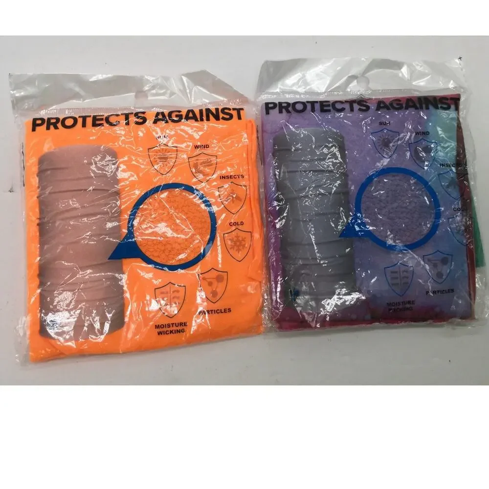SACO Moisture Wicking UV Protection Gaiter set of 2 NEW
